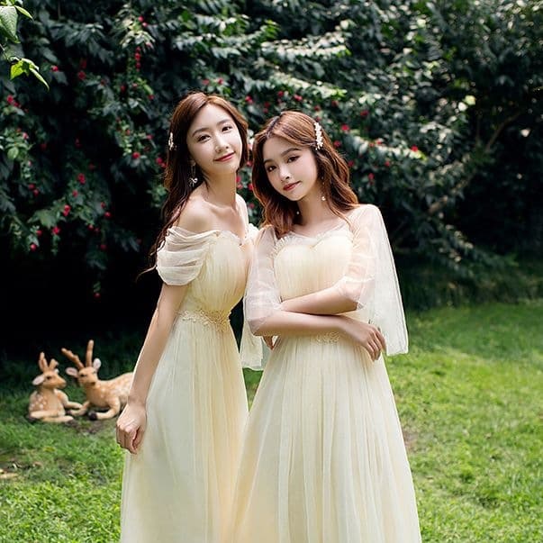 Champagne Bridesmaid Dress 2026 New Style Dress for Women, Wearable Daily, High-End Gown for Sisterhood