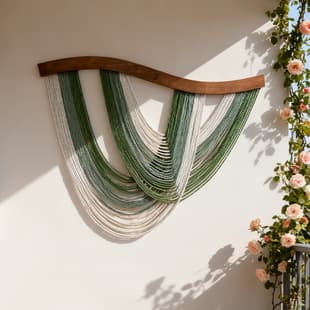 New Cross-Border Nordic Home Room Decoration Wall Hanging Handmade Cotton Rope Woven Tapestry for Guesthouses and Hotel Wall Decor